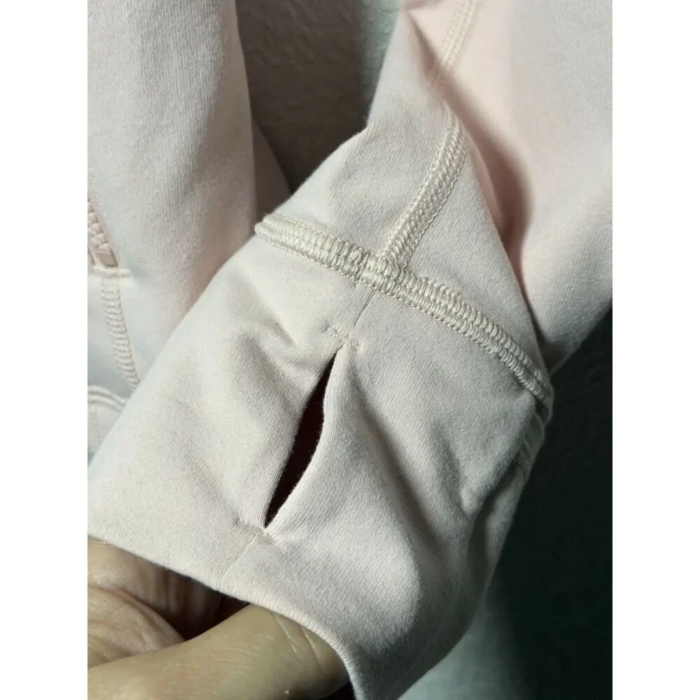 Lululemon Define Cropped Jacket Nulu Pink Pastel Clay Size 4 Slim Fit